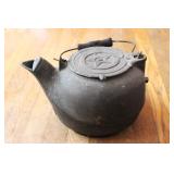 Early 20th Century Cast Iron Star Top Kettle