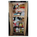 Nude Color Metal Cabinet w/ Contents