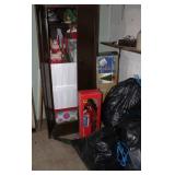 Large Christmas Decor Collection w/ Tree & Cabinet