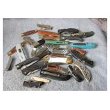 ABOUT (30) ASSORTED KNIVES
