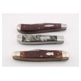 THREE COLLECTIBLE POCKET KNIVES