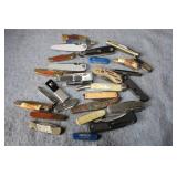 ABOUT (30) ASSORTED KNIVES