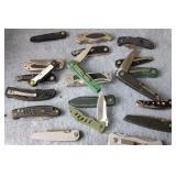 ABOUT (20) ASSORTED KNIVES