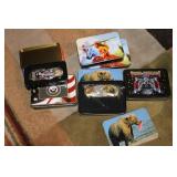 (8) POCKET KNIVES NEW IN TIN  BOXES