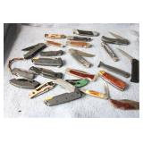 ABOUT (23) ASSORTED KNIVES