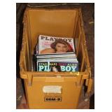 TOTE OF MAGAZINES