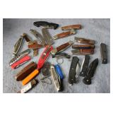ABOUT (28) ASSORTED KNIVES