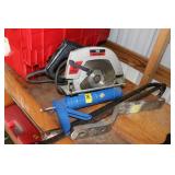 CROWBARS, CIRCULAR SAW, ETC