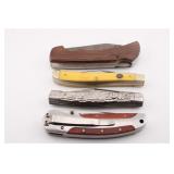 FOUR POCKET KNIVES