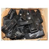 BOX OF LEATHER BELT KNIFE CASES