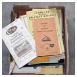 BOX SELECTION OF KNIFE BOOKS