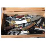 ABOUT (35) ASSORTED KNIVES