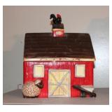RED BARN COOKIE JAR