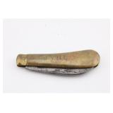 IXL GEORGE SHEFFIELD BRASS PRUNER KNIFE