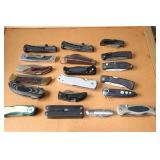 ABOUT (20) ASSORTED KNIVES