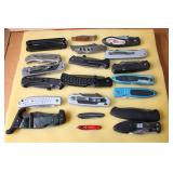 ABOUT (20) ASSORTED KNIVES
