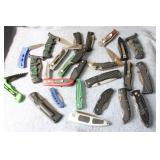 ABOUT (25) ASSORTED KNIVES