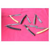 (6) STRAIGHT RAZORS