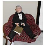 GEORGE BURNS DOLL AND CHAIR