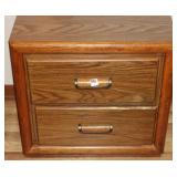 TWO DRAWER NIGHT STAND