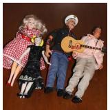 (4) VARIOUS DOLLS