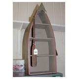 SMALL ROWBOAT DISPLAY SHLEF