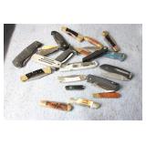 ABOUT (20) ASSORTED KNIVES