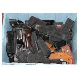 TOTE OF VARIOUS BELT KNIFE CASES