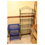 METAL SHELF & PLASTIC SHELF