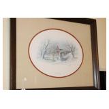 E. HOWARD BURGER PRINT "PEACEFULL MEMORIES"
