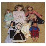 (7) VARIOUS DOLLS