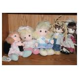(5) PRECIOUS MOMENTS DOLLS