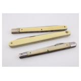 THREE MELON TESTER KNIVES