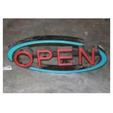 PLASTIC OPEN SIGN