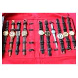 (11) WRISTWATCHES AND CASE