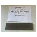 40 SFT Carbon Textured Wall Tiles