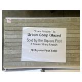 50 SFT Urban Coop Glazed Tile Sheets