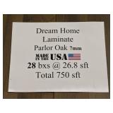 750 SFT Parlor Oak 7mm Laminate Flooring