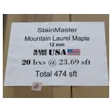 474 SFT Mountain Laurel Maple 12mm Laminate Floor