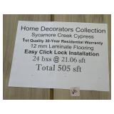 505 SFT Sycamore Creek 12mm Laminate Flooring