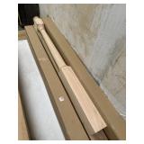 3"x3"x54" WOODEN SPINDEL
