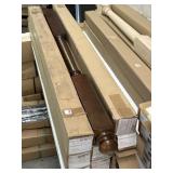 3"x3"x54" WOODEN SPINDEL