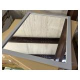 36"x30" Gray Vanity Mirror