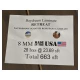 663 SFT 8mm Retreat Laminate Flooring