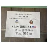 569 SFT 8mm Retreat Laminate Flooring