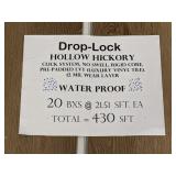 430 SFT Hollow Hickory 12Mil WaterProof Flooring