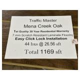 1,169 SFT Mena Creek Oak 7mm Laminate