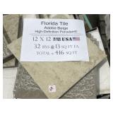 416 SFT 12"x12" Adobe Beige Tile