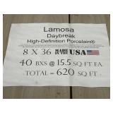 620 SFT 8"x36" Daybreak Tile