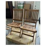 2pc CEDAR CHAIRS IN BOX
